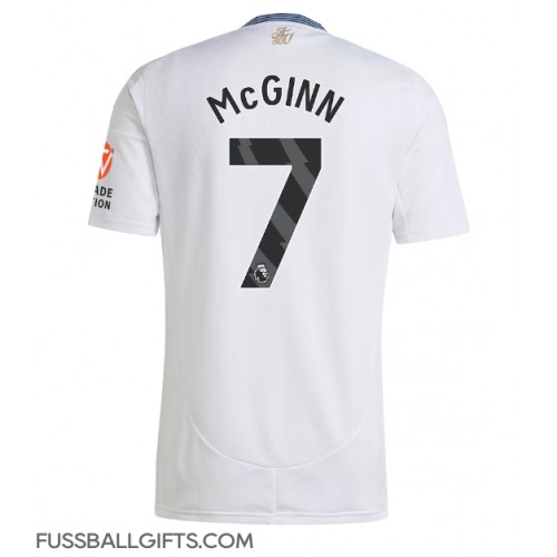 Aston Villa John McGinn #7 Fußballbekleidung Auswärtstrikot 2024-25 Kurzarm